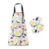 Yhplxyuus Lightweight Preschool Painting Apron Smock with Sleeve Covers Design Creative Activity Gear for ' s Painting Apron
