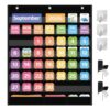 Yichangnt Classroom Calendar Pocket Chart Size 28”x 24” with 115 Cards