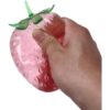 Yiesvsov Kawaii Strawberry Fidget Sensory Toys Squeezable Toy Fruit Ball Stress Relief Squishies for Office Pink One Size