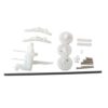 Yiju Ornithopter Shaft Gears Flapping Wing Aircraft Gear Kit DIY Ornithopter Parts RC Ornithopter Motor Set Hollow Cup Motor Assembly Replacement Suitable