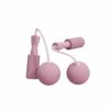 YIJU Weighted Jump Rope Cordless Ball Exercise Handle Steel Bearing Foam Comfortable Grip Flexible Training Suitable for Indoor Outdoors Cardio Workout, Sakura Pink