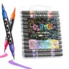 Yilia Sparkle Markers for Art and DIY, 24PCS