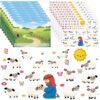 Yinder 36 Set The Lost Sheep Craft Kits for Kids Vbs 2026 Christian Bible DIY Craft Religious Psalm Sticker for Sunday School Church Home Learning