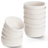 Yinkin 12 Pack Small Storage Basket Cute Natural Cotton Rope Woven Basket Tiny Boho Decorative Toy Storage Bin Gift Baskets for Home Organizing, Closet, Shelf, Nursery, Bathroom(Round,Beige)