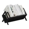 YINMIT Wood Desktop Bookshelf Organizer, Slanted Tabletop Bookshelf