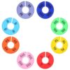 Yliaun Plastic Closet Size Dividers 40Pcs Shelf Hanger Organizer Discs for Wardrobe