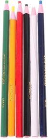 YLiiii Markers Grease Pencils – 6Pcs Multi-Surface Wax Markers for Glass, Metal, Plastic – Non-Sharpening Peel Off Marker, Grease Wax Pencil