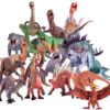 Ylutex Dinosaur Toy for Kid,18 PCS Realistic Set,9 Inch Movable Joints