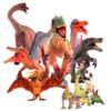 Ylutex Dinosaur Toys for Kids 3-5, 12 PCS Realistic Set, Non-Toxic