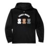 Yoga Mode Funny Cute Bears Kawaii Yoga Bear Stress Free Performance Hoodie