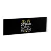 Yoladsume 20 Years Down Forever to Go Couple 20th Weddings Transparent Acrylic Desk Nameplate Durable Shatter-Resistant Personalized Desk Decor
