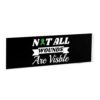 Yoladsume Bone Marrow Transplant Awareness Not All Wounds are Visible Transparent Acrylic Desk Nameplate Durable Shatter-Resistant Personalized Desk Decor