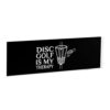 Yoladsume Disc Golf is My Therapy Transparent Acrylic Desk Nameplate Durable Shatter-Resistant Personalized Desk Decor