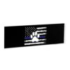 Yoladsume Police K9 Us Flag Transparent Acrylic Desk Nameplate Durable Shatter-Resistant Personalized Desk Decor