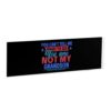 Yoladsume You Can't Tell Me What to Do You are Not My Grandson Transparent Acrylic Desk Nameplate Durable Shatter-Resistant Personalized Desk Decor