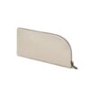 YONBEN Small Pencil Bag with Zipper - Cotton Canvas Lightweight & Durable Ideal for Organization and Traveling (Beige)