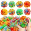 YongnKids 30PCS Sensory Stringy Balls Fidget Toy for Kids Adults,2.75" Silicone Pom Bouncy Stress Ball for Boys Girls,Party Favors Birthday Gift Easter Egg Fillers Basket Stuffers Classroom Rewards
