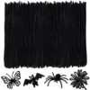 YONOVO 300 Pcs Black Pipe Cleaners for Hair Locs 6mm Thick 12 inch Long