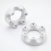 Yookeer 2 Pcs Bowling Ball Spinner Holder, Rotating Bowling Ball Cups with Bearings and Anti-Slip Pads, Ring Cleaning Stand for Home Alley Polishing Maintenance Display Rack, 5.7 Inch (White)
