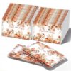 YooNotee 50 Pack Fall Wedding Pocket Tissues Thanksgiving Travel Packs Fall in Love Tissues 3 Ply Wallet Size for Guests Soft Portable Mini Facial Napkin Engagement, Holiday Party Tableware Supplies