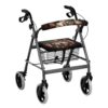 Yorontervo Rollator Backrest Cover Non-Slip Stain-Resistant Great Patriotic Gift for Seniors, Durable Protective Dust Cover (Wolf USA Flag Pride)