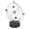 Yosoo Health Gear Perpetual Motion Electronic Solar System Magnetic Desk Ornament with USB and Battery Dual Charging for Office Science Learning