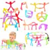 YOTNUS 24pcs Travel Magnetic Toys for Kids Toddlers: Portable & Durable for Airplane Road Trip Car Travel Games, Magnetic-People-Magnet-Men, Creativity & Educational, Fidget Toys for Classroom Office
