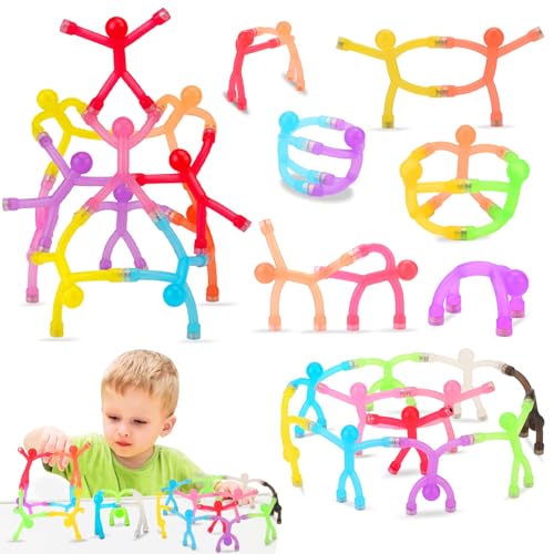 YOTNUS 24pcs Travel Magnetic Toys for Kids Toddlers: Portable & Durable for Airplane Road Trip Car Travel Games, Magnetic-People-Magnet-Men, Creativity & Educational, Fidget Toys for Classroom Office
