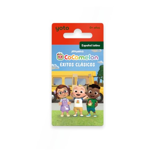 YOTO CoComelon Éxitos clásicos - Kids Audio Card for Use with Player & Mini All–in–1 Audio Player, Educational & Screen–Free Listening with Fun Playtime, Bedtime & Travel Stories, Music, Ages 3-5