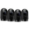 YOTON Indoor Security Camera 4pcs, 2K 360° WiFi Baby Monitor & Pet Camera with Motion Tracking, 2-Way Audio, Night Vision, SD/Cloud, Compatible with Alexa & Google Home, 2.4/5GHz