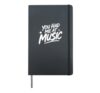You Had Me At Music Apparel Hardcover Journal, Black