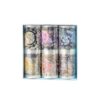 YOUQIWJ Vintage Floral Wide Washi Tape, 6 PET Rolls for Journaling Crafts