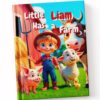 YourBookwee Personalized Farm Animals Storybook for Boys (Boy 1 - Blond Hair) — Custom Name & Photo | Hardcover Baby Book, Farm Story, 1st Birthday Gift, Ages 2-6