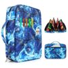 YOUSHARES Color Pencil Case 300 Slots - Oxford Colored Pencil Case with Zipper Holds 300 Colored Pencils or 200 Gel Pens for Prismacolor Colored Pencils & Gel Pen (Quicksand Blue)