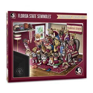 YouTheFan NCAA Florida State Seminoles Purebred Fans 500pc Puzzle - A Real Nailbiter
