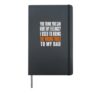You Think You Can Hurt My Feelings Wrong Tools Fuuny Dad Men Hardcover Journal, Black