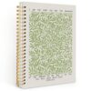 YPZPSJB Green Botanical Christian Notebook Journal, 5.5x8.3