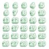 YPZVX Numbered Pencil Toppers 1-30 Classroom Supply Markers (30, Black)