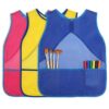 YQQYG 3 Pcs Kids Art Smock, Waterproof Toddler Paint Smock, Aprons Sleeveless Painting Smocks Kids Art Aprons with 3 Pocket for Kid 3-8 Years