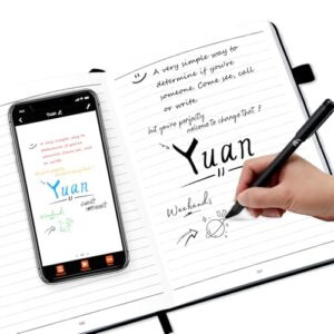 Yuan Digital Smartpen Writing Set, Smart Pen and Notebook for Note Taking