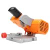 YUASDUU 45° Miter Mini Saw, 110V Electric Power Table Benchtop Cut-Off Chop Mini Cuts Wood Metal W/Clamping Tool Adjustable Cutting Angle 7800r/Min for Crafts Miniatures Metal Wood Plastic