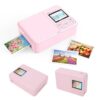 YUEHISY 600 DPI Portable Color Photo Printer, 2x3 Wireless Bluetooth WiFi Inkjet, App Edit, Sticky Back Prints, for Smartphone Travel Journal Memory