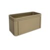 YUHUAWF Garden Bench Planting Trough Growing Container Flower Box Landscape Bed Planter Box with Bench