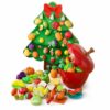 Yunhgft Felt Busy Board for and, Educational Toys with Cutting, for Indoors, Green Small Christmas Tree (54 * 60) + 32 Kinds of Apple Barrel Cut-and-Play