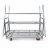 Yunhgft Metal Stand with Wheels for Horticulture and Shop Display, Flower Display Stand