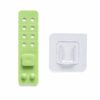Yunhgft Mop and Broom Holder with Hook, Versatile Cable Organizer for Home and Office, for Apartments, Grass Green