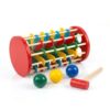 Yunmeryker Wooden Ball Drop Toy, Pounding Toy for Young Children, Educational Cause and Effect Toy, 1 Year Old Toys