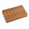 Yunmeryker Wooden Jewelry Display Tray, Square Jewelry Organizer and Holder for Retail or Personal Use, Ancient Style Design, Gold, Small, 36 slots