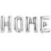YUNSHANGMO Silver HOME Balloons 40 Inch Large Alphabet Balloon Aluminum Mylar Foil Big Letter Balloon for Housewarming Homecoming Party Letter Home Sign Decor