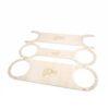 YWJLQH Kids Balance Board Balance Beam Stepping Stone Bridge Toy Sensory Board Solid Wood Design With Smooth Finish Encourages Confidence And Controlled Movement Suitable for Preschoolers Kindergartens Playrooms Classrooms , Wooden Footprint Regular Set